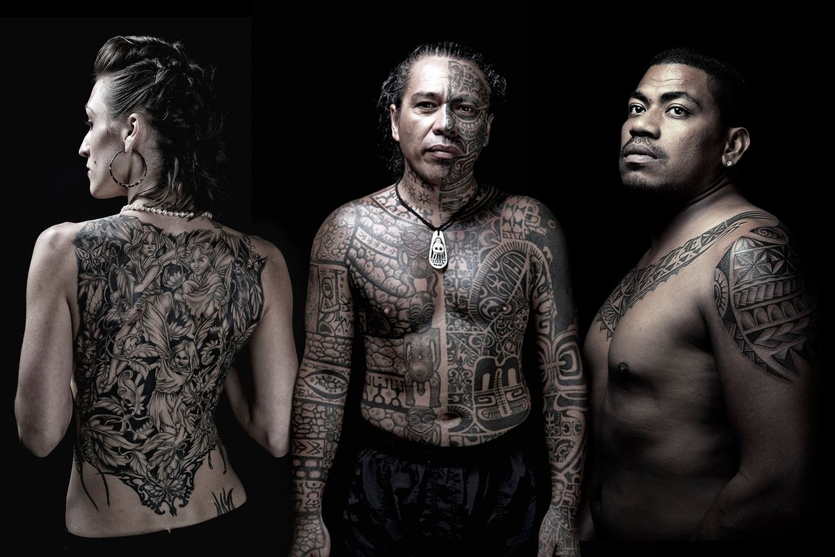 Tattoo portraits by photographer gary compton